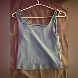 Old Navy Ribbed Tank Top in Blue